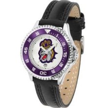 James Madison Dukes Women's Leather Sports Watch