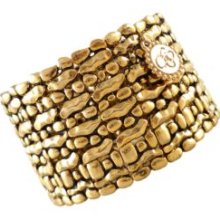 Jessica Simpson Gold Gold Stretch Bracelet