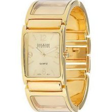 Joan Rivers Perfect Picture Goldtone Link Watch In Original Box