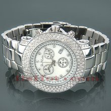 Jojo Watch Joe Rodeo Junior Diamond Watch 6.00ct Mother Of Pearl Dial Jju10