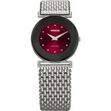 Jowissa Elegance Womens J3.012.M Stainless Steel Red Watch ...