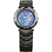 Jowissa Women's J1.028.L Safira 99 Blue Mother-of-Pearl Black Cer ...