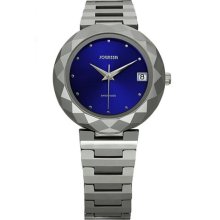 Jowissa Women's J1.175.M Soletta Blue Sunray Dial Tungsten Date W ...