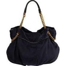 JUICY COUTURE Blue Love Your Duchess Velour Handbag Bag *Authentic* TPF NEW