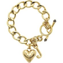 JUICY COUTURE Starter Charm Bracelet Gold