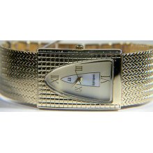 Jules Jurgensen A'propos Ladies Goldtone Bracelet Watch With Mop-champagne Dial