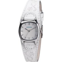 Kahuna Ladies White Leather Strap Watch/official Stockist/brand New(rrpÂ£35)