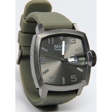 Karmaloop Freestyle Watches The Jester Watch With Gun Strap Green
