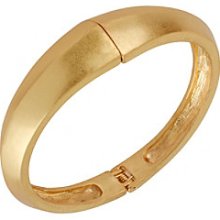 Kenneth Cole Goldtone Sculptural Hinged Bangle Bracelet