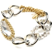 Kenneth Cole New York Bracelet, Chain and Bead Stretch Bracelet