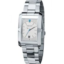 Kenneth Cole Reaction Men's Stainless Watch - Stainless Bracelet - Silver Dial - KC3707