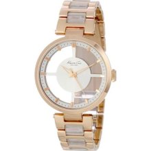 Kenneth Cole York Women's Kc4759 Transparent Classic See-thru Dial Watch