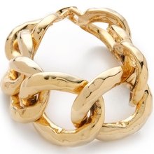 Kenneth Jay Lane Hammered Link Bracelet