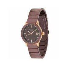 Kenneth Ladies Brown Ip Stainless Steel Bracelet & Rose Gold Watch