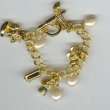 Kenneth Lane Charm Bracelet