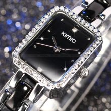 Kimio Bling Crystal Women Lady Bracelet Bangle Quartz Wrist Watch Dailyetrade