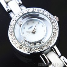 Kimio Elegant Bling Rhinestone Crystal Women Lady Bracelet Quartz Wrist Watch