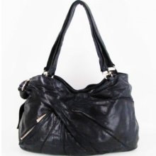 Kooba Black Leather Hobo Bag