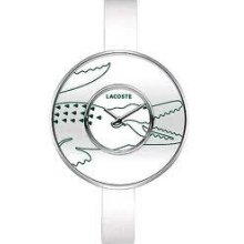 Lacoste 2000543 Club Collection Figari Leather Strap White Dial