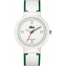 Lacoste Sport Collection Goa Green White Dial Unisex Watch 2010528