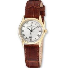 Ladies Charles Hubert Gold-plated Stnlss Stl Leather Band 29mm Watch Xwa2648