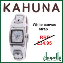 Ladies Kahuna White Cuff Style Watch Kus-0061l Ladies Kahuna White Cuff Style Watch Kus-0061l
