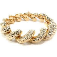 Ladies Women 14k Yellow Gold 7.3inches 14inches Bracelet 28.05 grams
