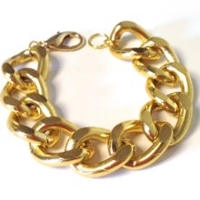 LARGE- Gold Chunky Chain Bracelet