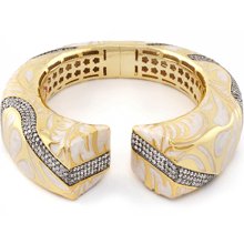 Lauren G Adams Pave Rock My Swirl Bangle