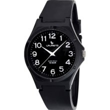 Laurens Italian Design Children's Analog Black Rubber Watch