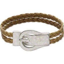 Leather Bracelet with Buckle