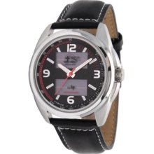 Lip Croix Du Sud Men's Solar Watch 1848812 With Black Leather Strap
