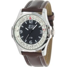 Lip Croix Du Sud Men's Watch 1849012 With Brown Leather Strap