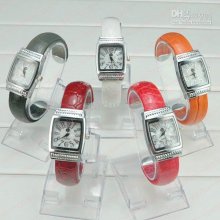 Luxury Women Quartz Watches Wk Square Stylish Analog Bracelet Watch