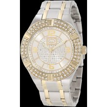 Marc Ecko Men's E8m090mv Rock Steady Round Solid Stone Dress Bracelet Watch