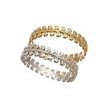 Marie Todd Laurel Bangle 18K Gold Plated