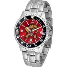 Maryland Terrapins UMD NCAA Mens Competitor Anochrome Watch ...