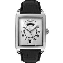 Maurice Lacroix Pontos Rectangulaire Day-Date Stainless Steel Men's Timepiece - PT6137-SS001-11E