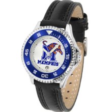 Memphis Tigers Competitor Ladies Watch with Leather Band