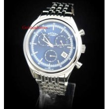Mens Rotary Chronograph Blue Dial Date Watch Gb00045/05