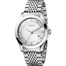 Men's Stainless Steel Timeless Silver Dial
