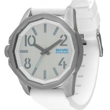 Men's White Freestyle The Step Silicone Strap Watch 101382