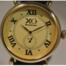 Mens Xo Retro 1955 550 Porsche Spyder Automotive Dna Gold Dial Watch