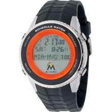 Miami Marlins Mens Schedule Wrist Watch