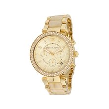 Michael Kors Women's MK5632 Parker Gold/Horn Watch