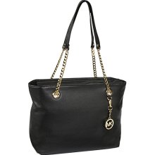 MICHAEL Michael Kors 'Jet Set - Large' Tote Black