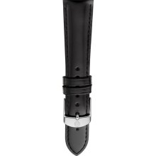 MICHELE 20mm Patent Leather Watch Strap Black