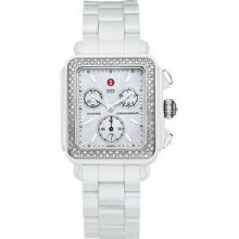 Michele Ceramic Diamond Deco Ladies Watch MWW06F000002