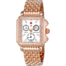 Michele MWW06P000109 Watch Deco Signature Ladies - White Dial Stainless Steel Case Quartz Movement