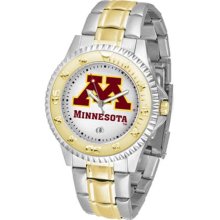 Minnesota Golden Gophers Mens Stainless 23Kt Watch
